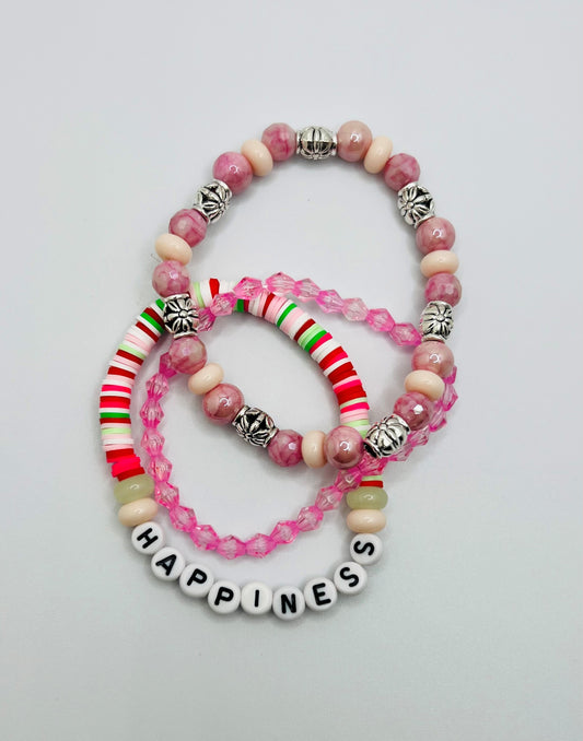 Happiness Bracelet – Set of 3